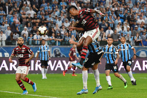 El partido de hoy de la Copa Libertadores: Flamengo vs. Gremio (Fuente: AFP)