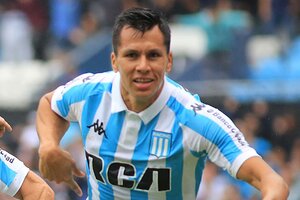 Racing Club: el defensor Sigali hizo tareas de kinesiología (Fuente: NA)