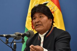 Evo Morales denunció un golpe de estado