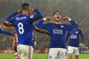 Premier League: Leicester goleó 9-0 al local Southampton (Fuente: AFP)