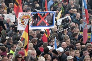 Por primera vez, una ciudad alemana declaró el "estado de emergencia nazi"  (Fuente: AFP)