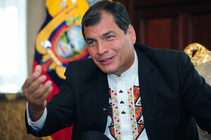 Rafael Correa y Alberto Fernández, juntos en México