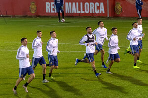 La Selección tuvo su primera práctica en Mallorca (Fuente: EFE)