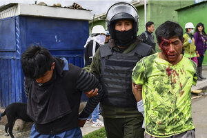 En Bolivia solo existe el poder de las armas  (Fuente: AFP)