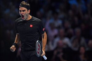 Federer fue letal para derrotar a Djokovic (Fuente: AFP)
