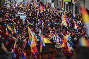 El Alto se planta a defender la democracia (Fuente: AFP)