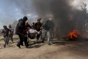 Brutal represión en Bolivia. (Fuente: Pablo Agneli)