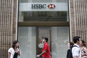 Denuncia por 
estafa contra HSBC (Fuente: Leandro Teysseire)