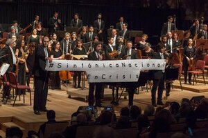 La Sinfónica Nacional expuso "las mentiritas" de Pablo Avelluto (Fuente: Ricardo Ceppi)