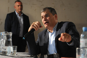 Rafael Correa: "La victoria de Alberto Fernández le da esperanza a América Latina" (Fuente: Guadalupe Lombardo)