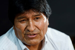 Evo Morales llegó a la Argentina y se quedará en el país  