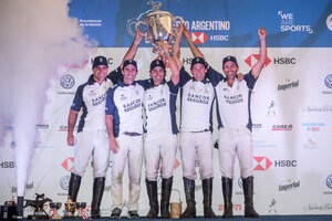La Dolfina se quedó con el Abierto Argentino de Polo (Fuente: Matías Callejo/AAP.)