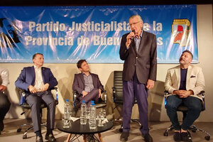 Gustavo Menéndez asumió como presidente del PJ bonaerense