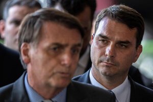 Los Bolsonaro, en la mira de la justicia de Río de Janeiro por lavado de dinero (Fuente: AFP)