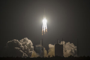 China lanzó un cohete y le apunta a marte (Fuente: AFP)