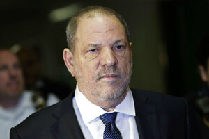 Harvey Weinstein llega al juicio oral