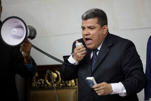 Luis Parra, electo presidente de la Asamblea Nacional.  (Fuente: EFE)