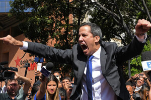 Guaidó se atornilla a la presidencia de la Asamblea (Fuente: AFP)