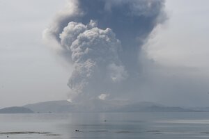 Alerta en Filipinas por la erupción del volcán Taal