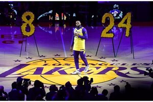 Las conmovedoras palabras de LeBron James a Kobe Bryant (Fuente: AFP)