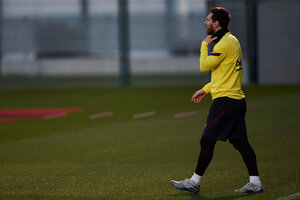 Messi le respondió muy duro a Abidal (Fuente: EFE)