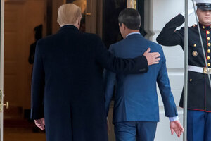 Trump recibió a Guaidó en la Casa Blanca (Fuente: EFE)