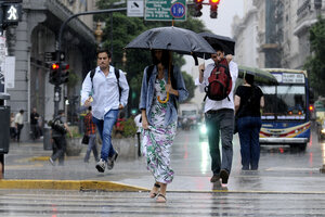 Alerta por fuertes lluvias y tormentas en la Ciudad de Buenos Aires y alrededores