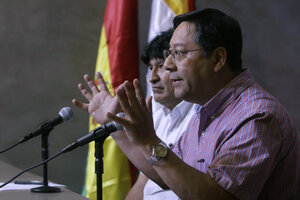 Luis Arce, candidato del MAS, lidera los sondeos en Bolivia (Fuente: Bernardino Avila)