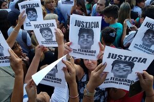 Crimen de Villa Gesell: Imágenes de la marcha por Fernando (Fuente: Guadalupe Lombardo)