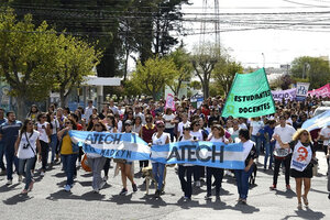 Paro docente en Chubut (Fuente: Gentileza El Chubut)