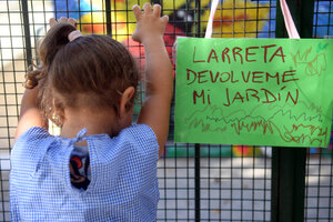 El jardín de infantes del Hospital Ramos Mejía no pudo comenzar las clases (Fuente: Télam)