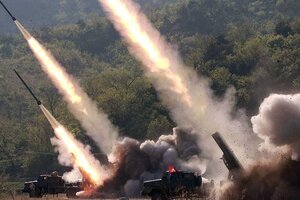 Corea del Norte dispara misiles al mar de Japón (Fuente: Télam)