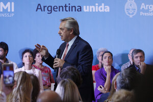 Alberto Fernández presentó los medicamentos gratis para afiliados del PAMI (Fuente: Jorge Larrosa)