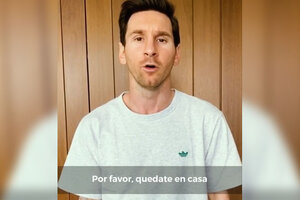 Messi, Lali y Marley piden que se cumpla la cuarentena por coronavirus