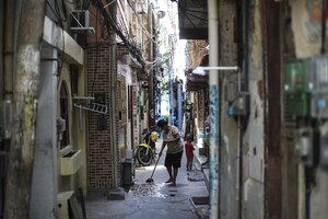 El primer contagio en la favela Ciudad de Dios disparó las alarmas (Fuente: EFE)