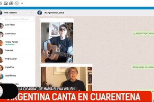 Cuarentena: Todos cantaron Como la cigarra