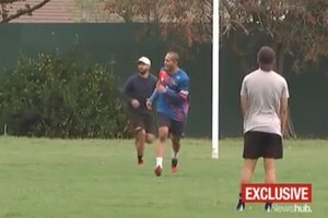 Polémica en Nueva Zelanda por All Blacks rompiendo la cuarentena (Fuente: Sitio Newshub)