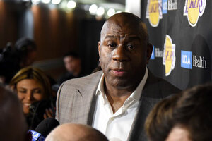 Magic Johnson: "Los jugadores de la NBA se adaptarán a jugar sin público" (Fuente: AFP)