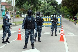 Bolivia militariza a Santa Cruz por el virus (Fuente: EFE)