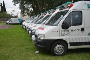 En provincia de Buenos Aires recuperan 24 ambulancias abandonadas por la gestión de Vidal