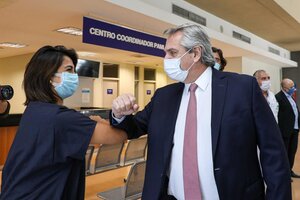 Alberto Fernández inauguró el "Hospital Bicentenario" para hacer frente al coronavirus 