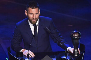 Messi no podrá revalidar el premio "The Best" (Fuente: AFP)