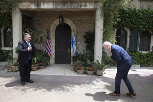 Pompeo respaldó al nuevo gobierno de Netanyahu con un viaje relámpago a Israel (Fuente: AFP)