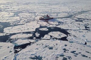 Advierten que el hielo marino ártico se redujo un 20% (Fuente: AFP)