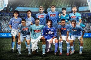Napoli homenajeó a la Argentina y se "olvidó" de Higuaín (Fuente: Twitter)