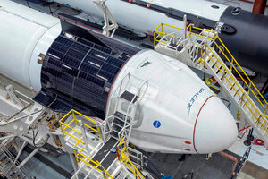 SpaceX suspendió su primera misión tripulada al espacio (Fuente: NASA)