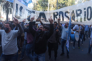 La UTA sacó su fuerza a la calle (Fuente: Sebastián Granata)