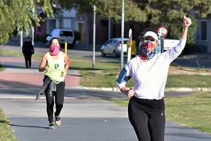 Salir a correr en la Ciudad de Buenos Aires: ¿Es peligroso usar tapabocas al hacer ejercicio? (Fuente: Télam)