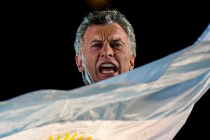 El banderazo de Macri en las redes sociales (Fuente: AFP)