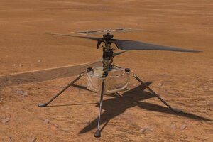 La NASA presentó Ingenuity, un helicóptero que volará en Marte en 2021